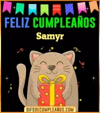 GIF Feliz Cumpleaños Samyr