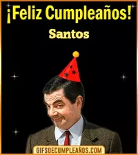 GIF Feliz Cumpleaños Meme Santos