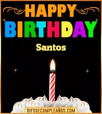 GIF GiF Happy Birthday Santos