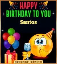 GIF GiF Happy Birthday To You Santos
