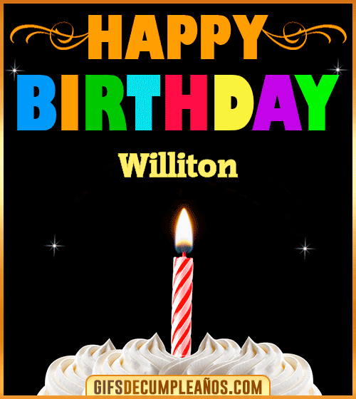 GiF Happy Birthday Williton