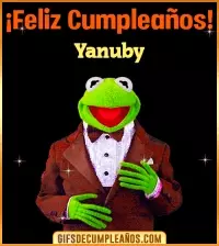 GIF Meme feliz cumpleaños Yanuby