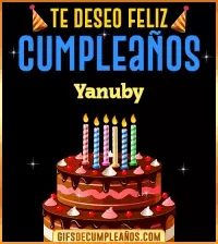 GIF Te deseo Feliz Cumpleaños Yanuby