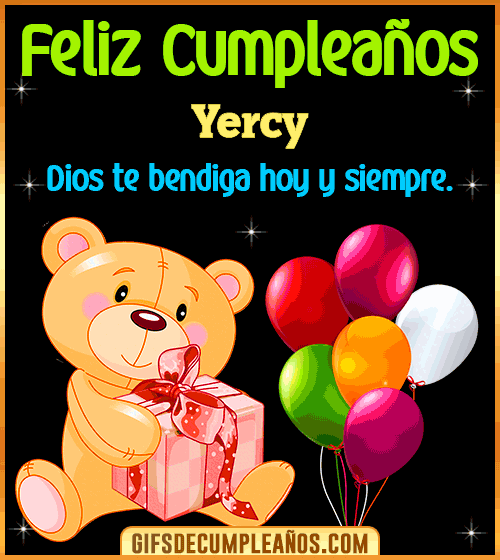 Feliz Cumpleaños Dios te bendiga Yercy