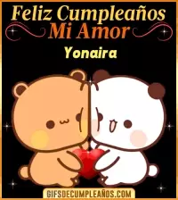 GIF Feliz Cumpleaños mi Amor Yonaira
