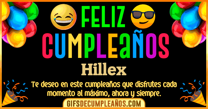 Feliz Cumpleaños Hillex